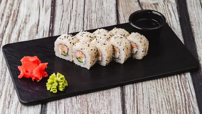 Teriyaki Roll Qızılbalıq ilə